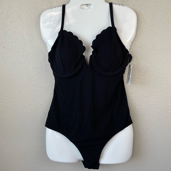NWT Jessica Simpson One Piece Swim Suit Size L - Picture 1 of 7